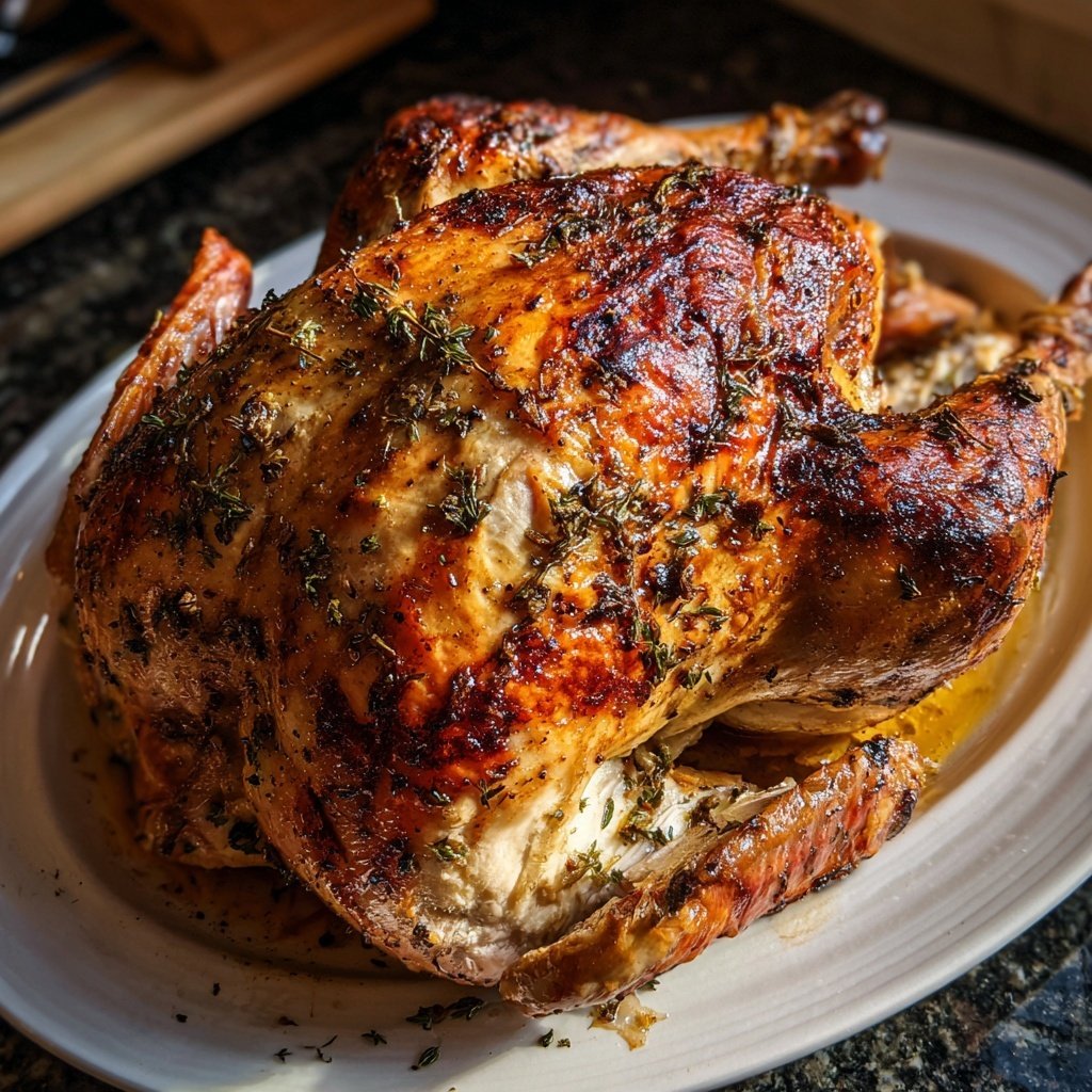 Seasonal & Festive Thanksgiving Herb Stuffed Turkey