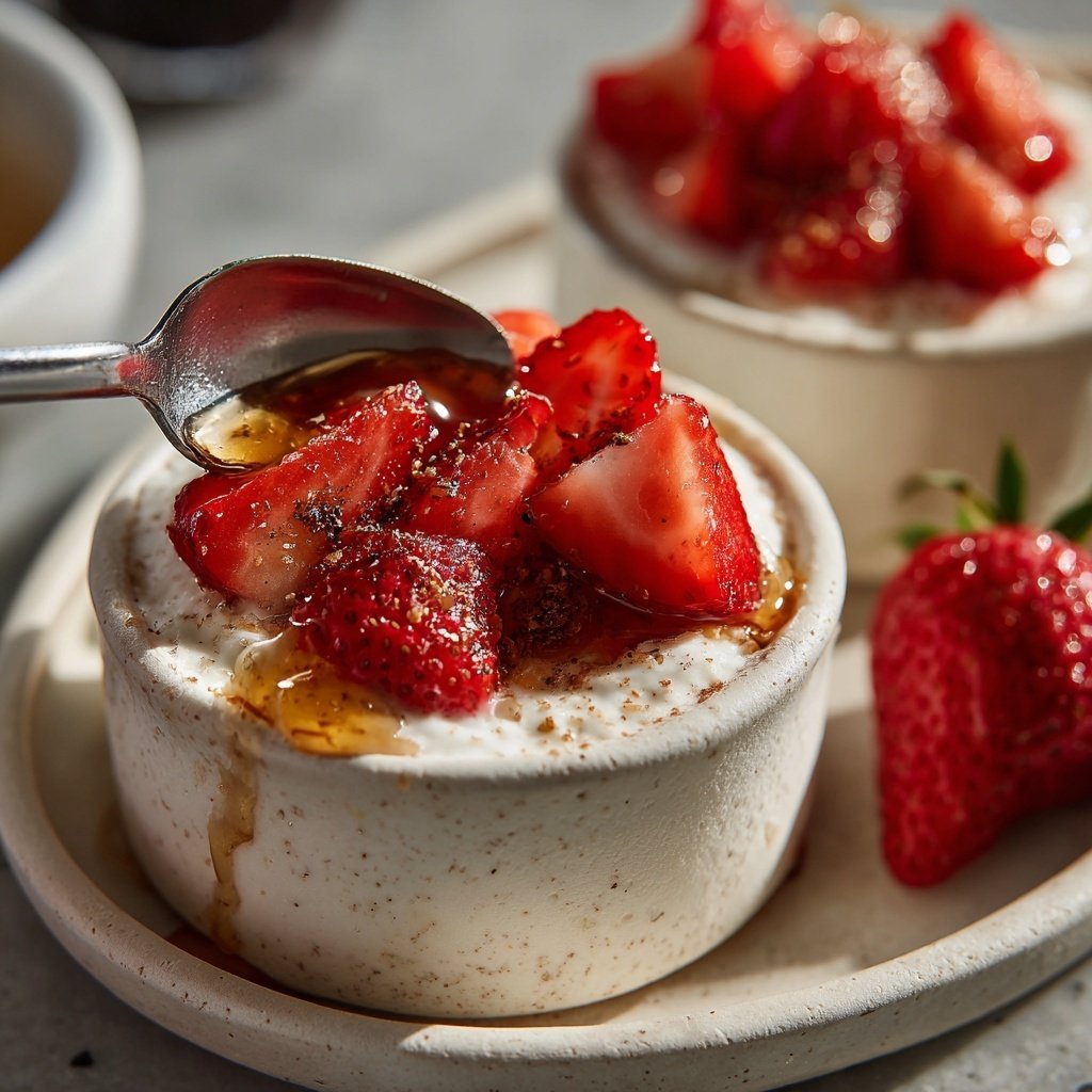 Strawberry Vanilla Yogurt Breakfast Cups