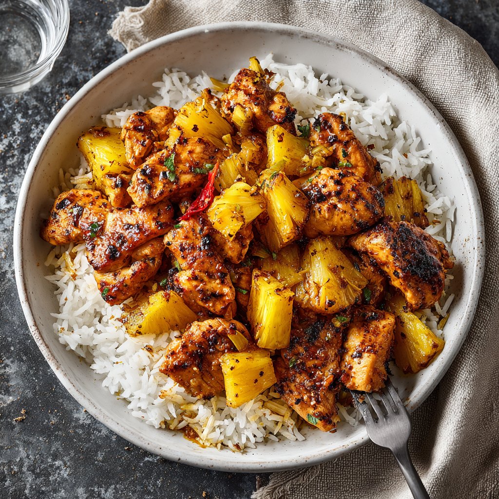 Pineapple Chicken And Rice Meal Prep
