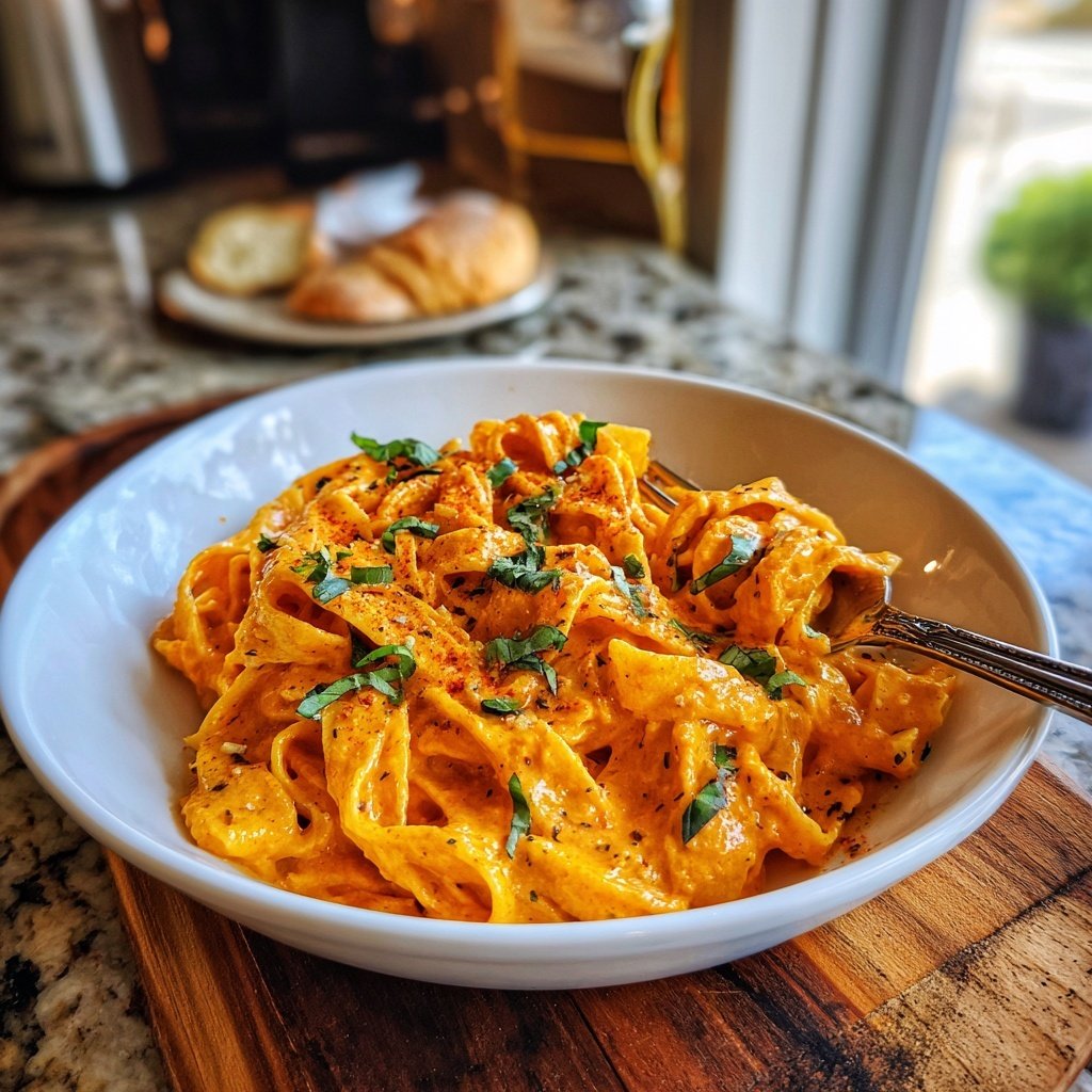 Quick Creamy Tomato Pasta Dinner