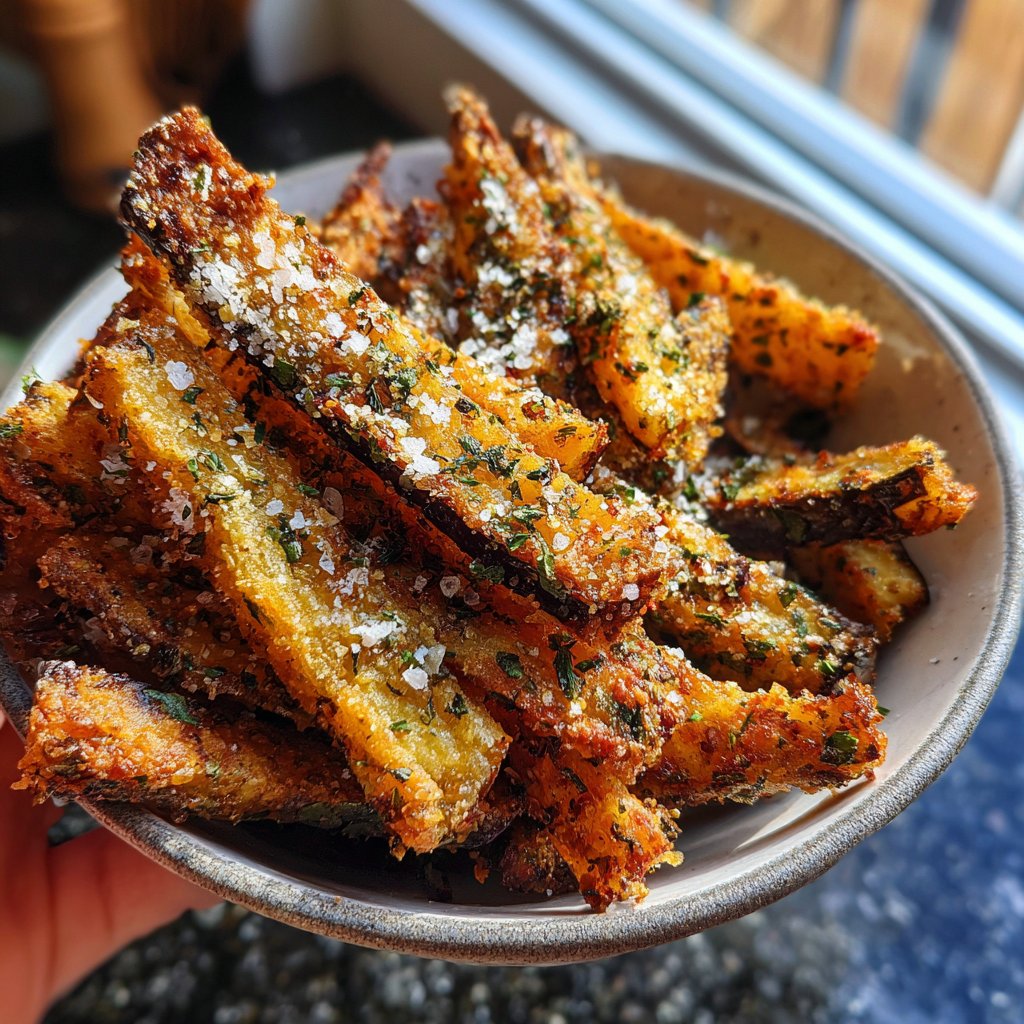 Crispy Eggplant Veggie Fries