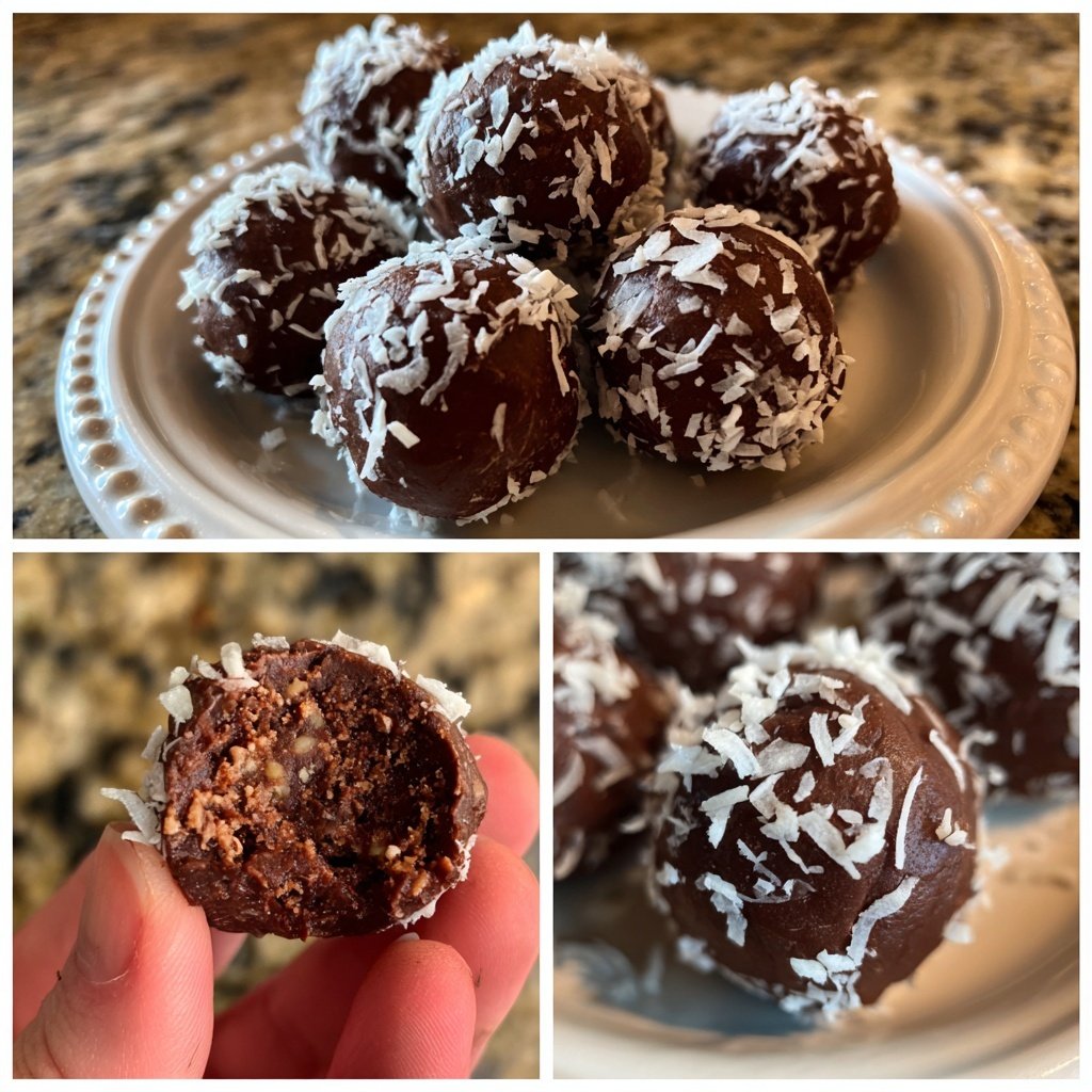Chocolate Coconut Truffles