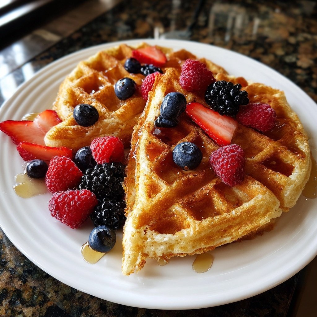 Greek Yogurt Waffles