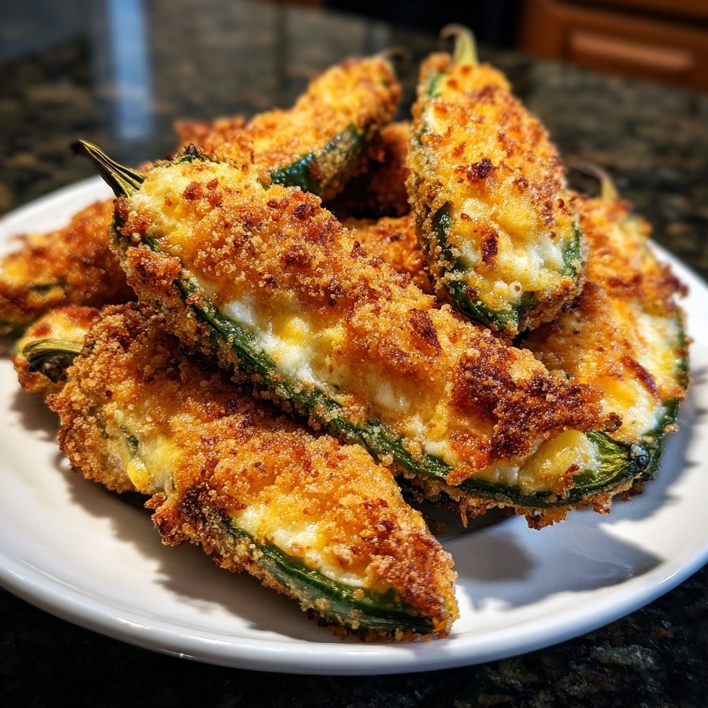Jalapeno Poppers Stuffed with Corn