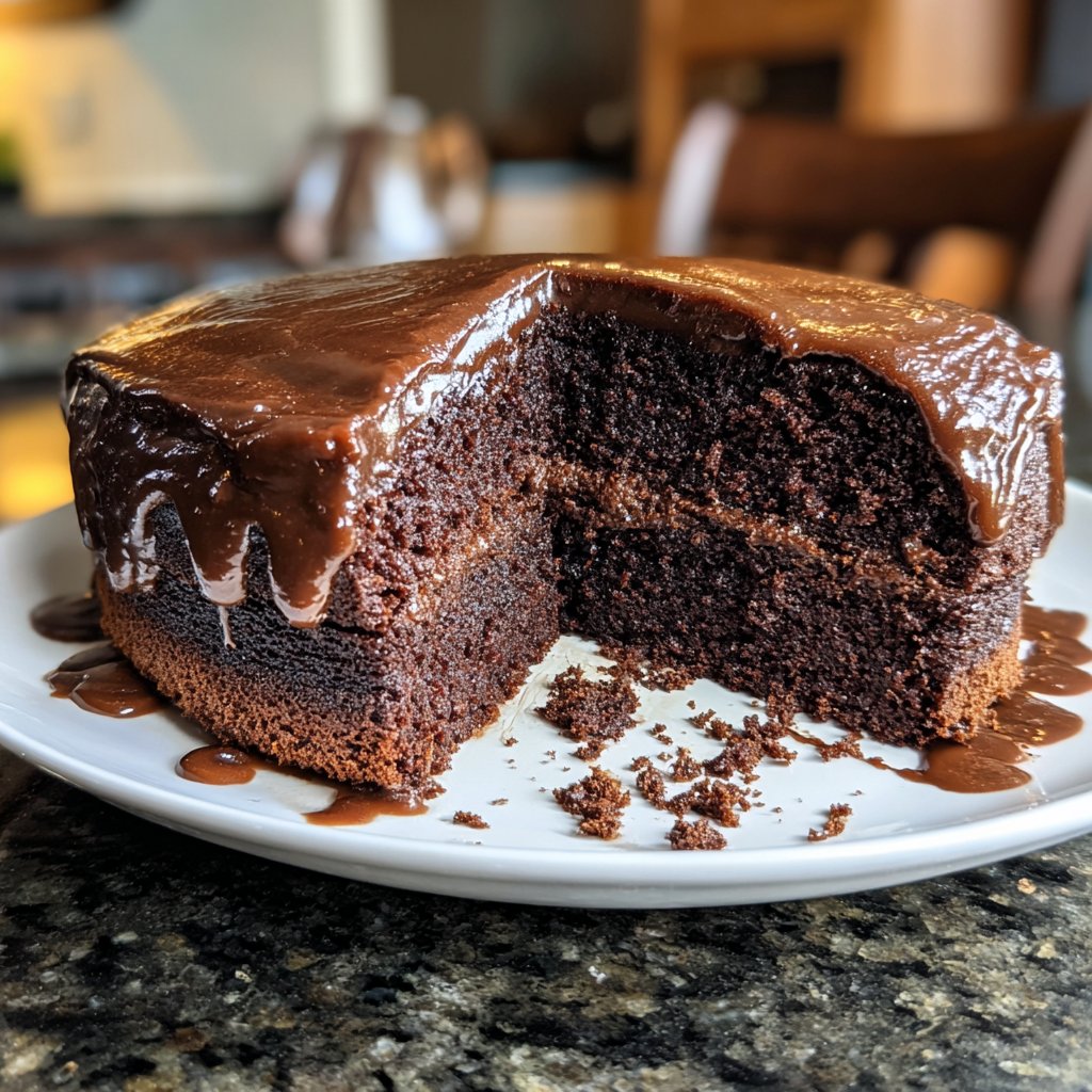 Chocolate Cake With Milk Chocolate Frosting