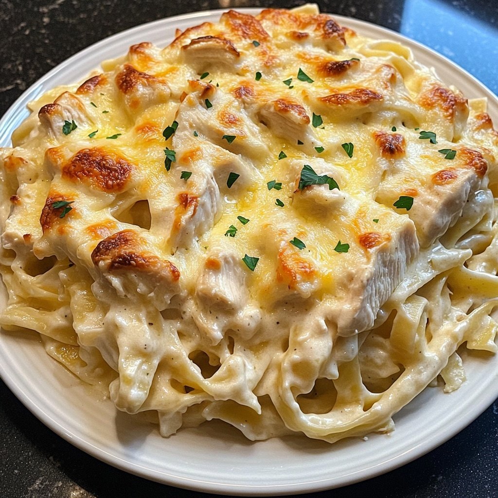 Easy Chicken Alfredo Bake Recipe