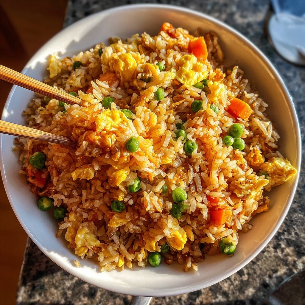 Easy Egg Fried Rice Just Like Chinese Takeout