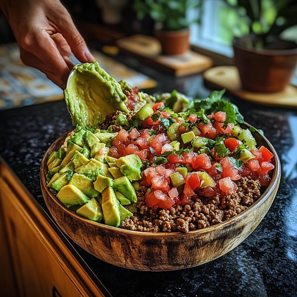 Ground Beef Taco Bowls