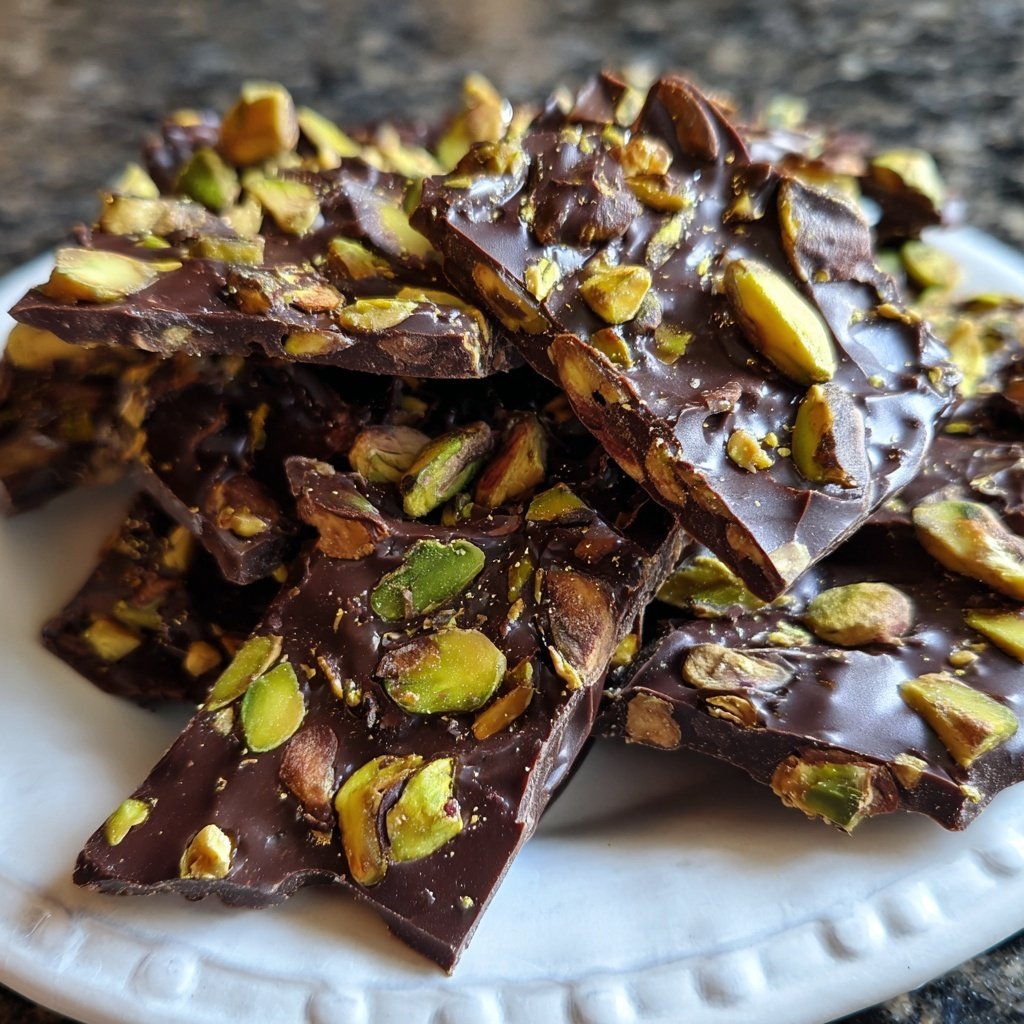 Chocolate Pistachio Bark